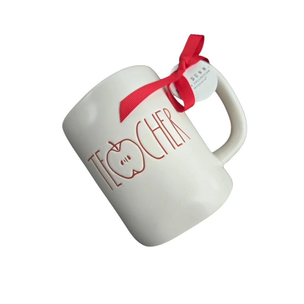 Rae Dunn "Teacher" Mug – Farmhouse Style (New with Tag)